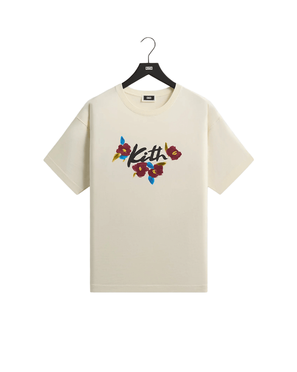 Camiseta Kith Brush Vintage Boxy Alex Silk Off White