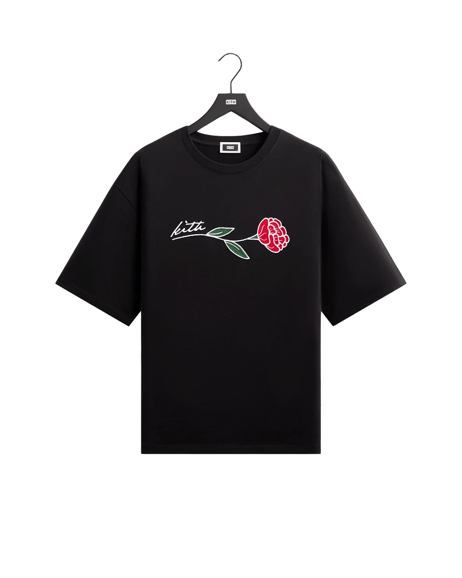 Camiseta Kith Signature Rose Jones Black Preto