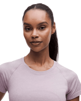 Camiseta Lululemon Manga Longa Swiftly Tech Shirt 2.0 Hip Length Lotus Lavender Roxo