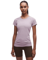 Camiseta Lululemon Manga Longa Swiftly Tech Shirt 2.0 Hip Length Lotus Lavender Roxo