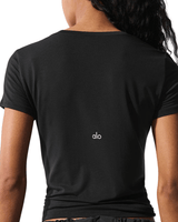 Vista traseira Camiseta Manga Curta Alo Yoga All Day