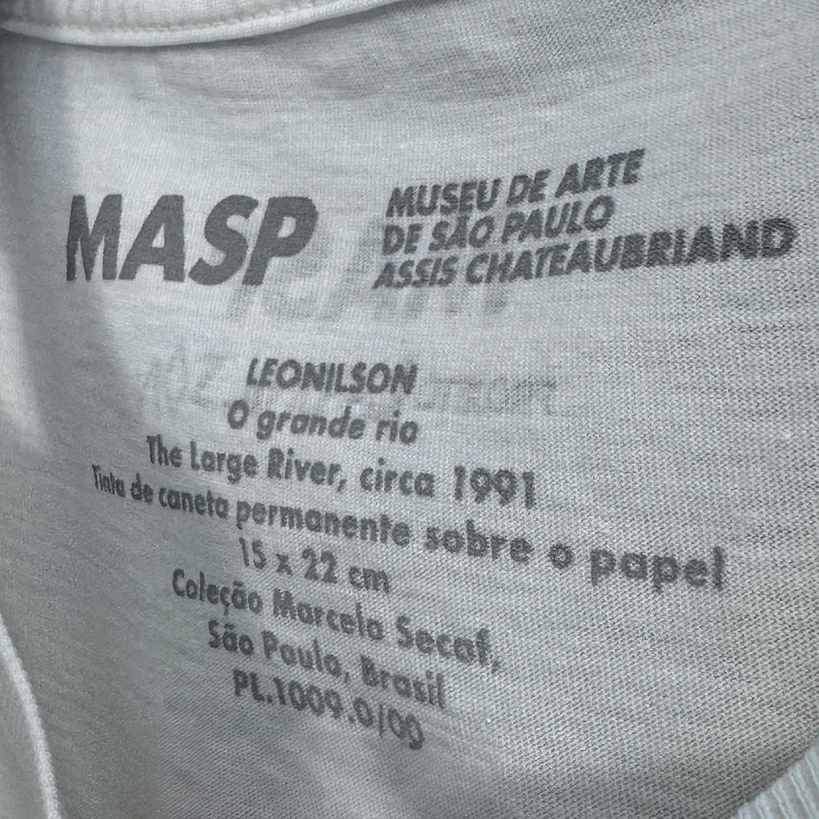 Camiseta MASP x Leonilson "O Grande Rio" Branco - MASP x Leonilson - MASP5 - 1