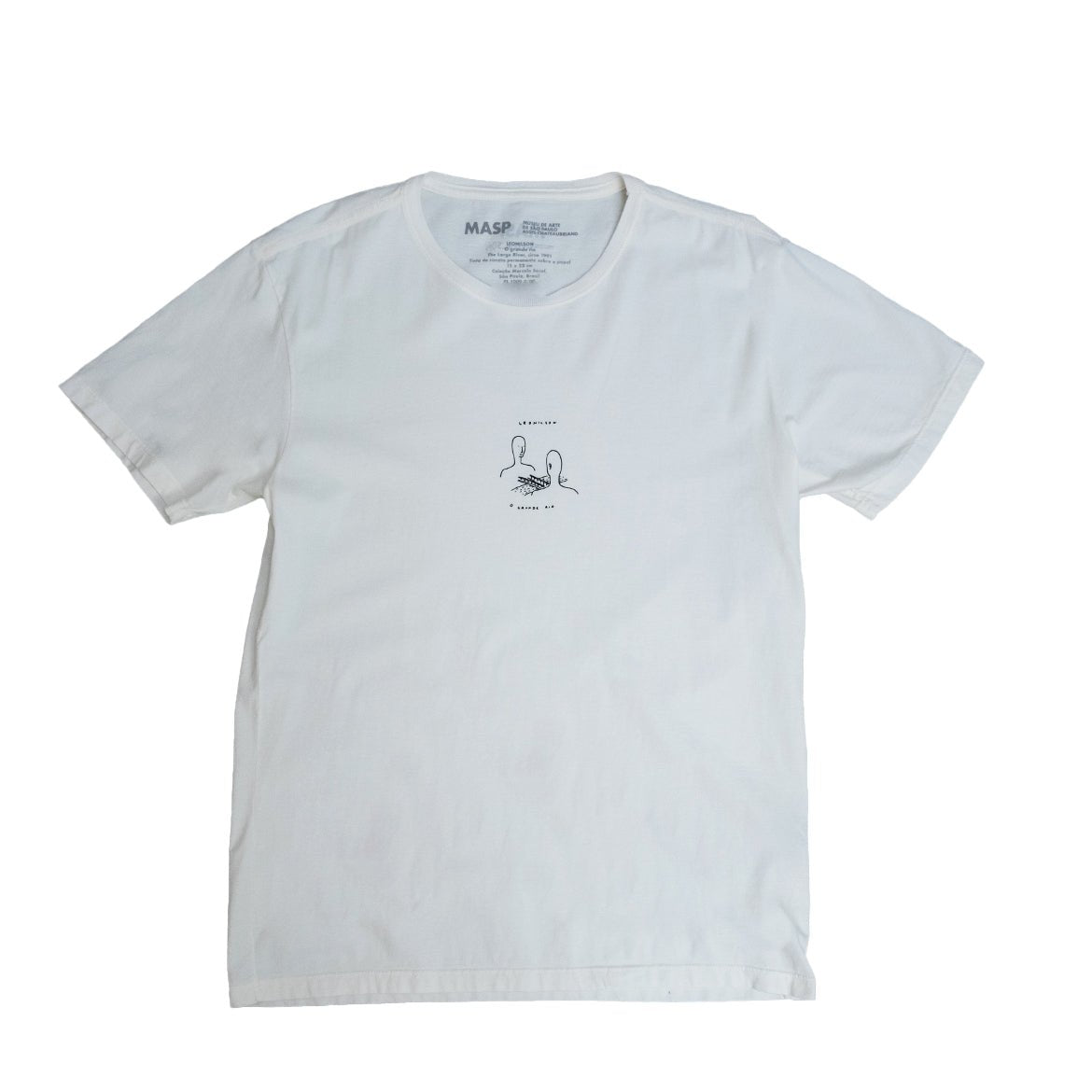 Camiseta MASP x Leonilson "O Grande Rio" Branco