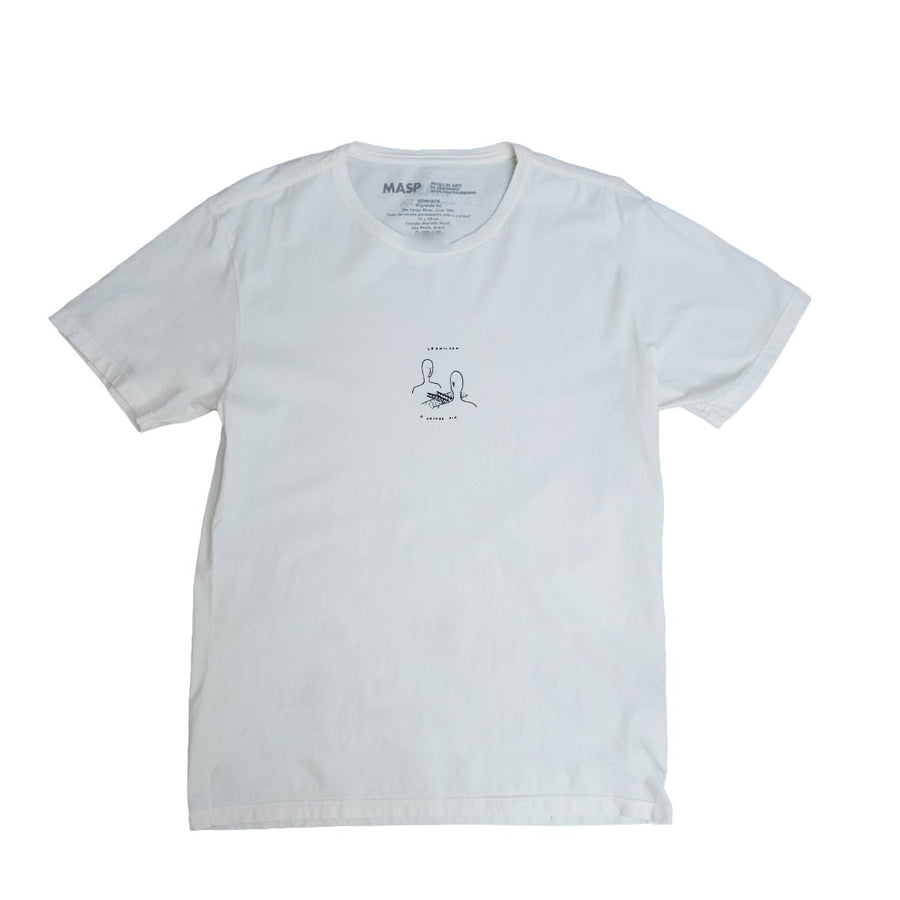 Camiseta MASP x Leonilson "O Grande Rio" Branco em branco original na LK Sneakers