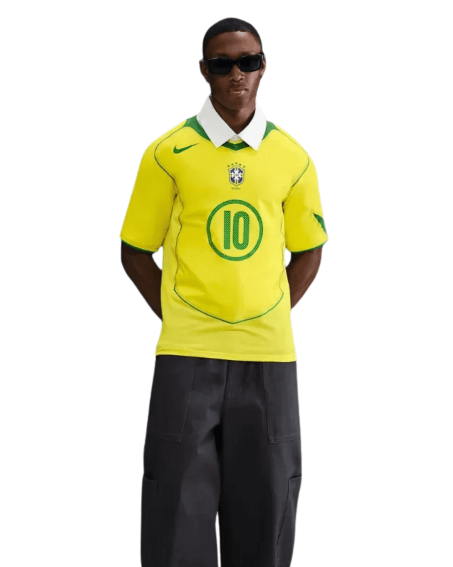 Camiseta Nike Ronaldinho Brasil 2004 Total 90 Amarela original na LK Sneakers