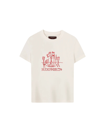 Camiseta Nude Project Cena Marshmallow Off White - Nude Project - NDP035 - 1