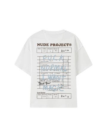 Camiseta Nude Project Fuck Normal White Branco - Nude Project - NDP011 - 1