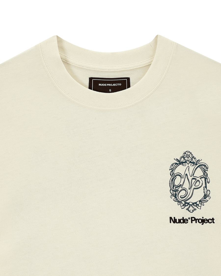 Camiseta Nude Project Honor Tee Marshmallow Off White