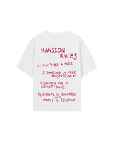 Camiseta Nude Project House Rules White Branco camiseta em branco original na LK Sneakers