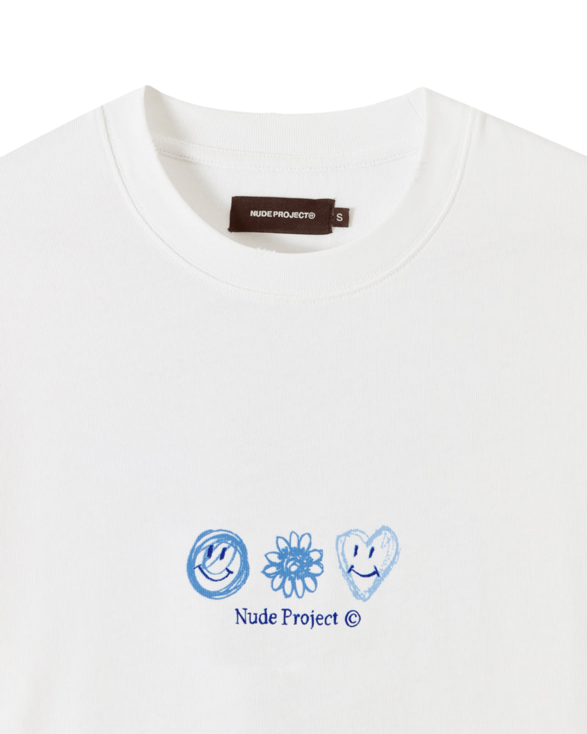 Camiseta Nude Project Jarron White/Blue Branco - Nude Project - NDP005 - 1