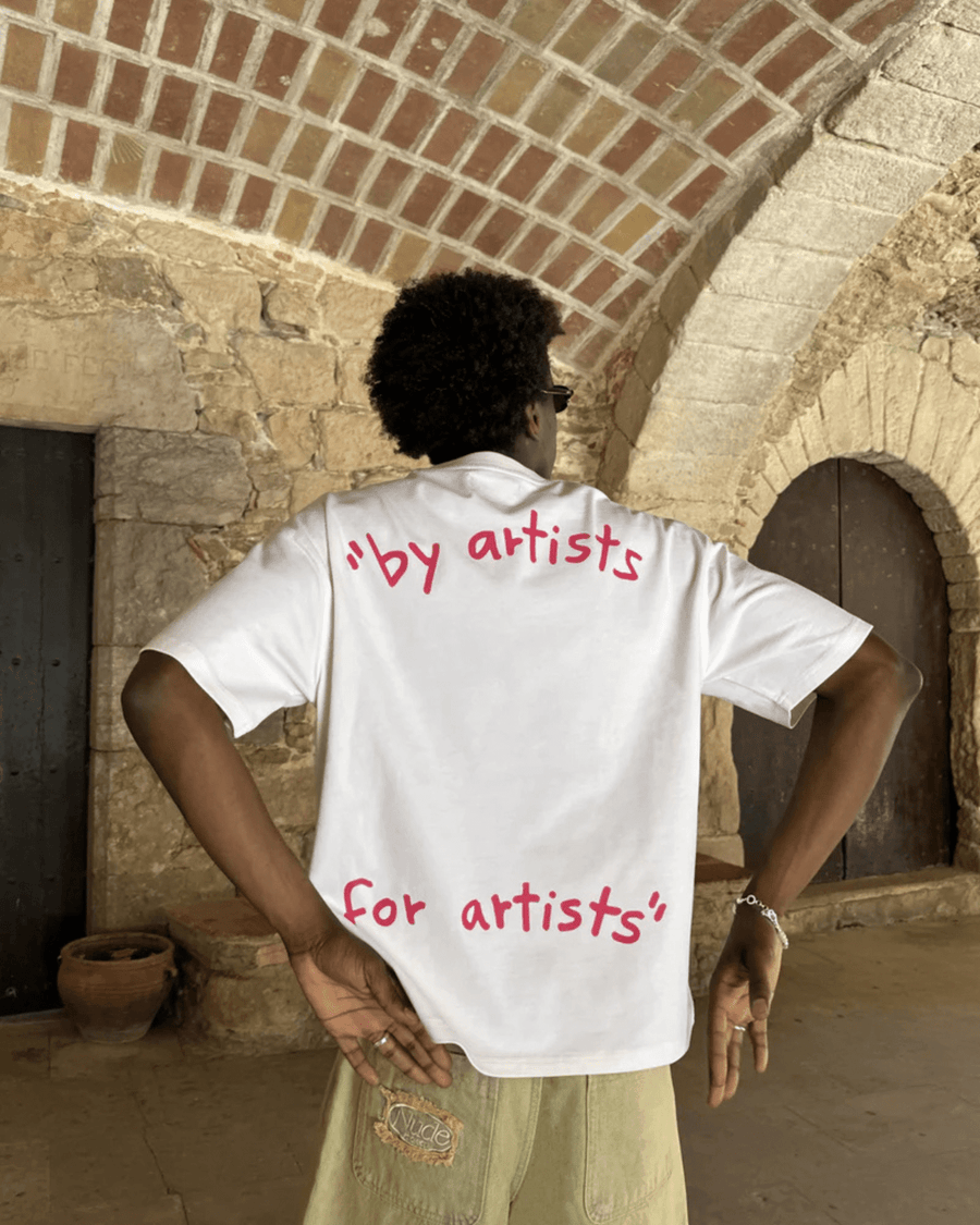 Camiseta Nude Project Motto Tee Beige Off White - Nude Project - NDP009 - 1