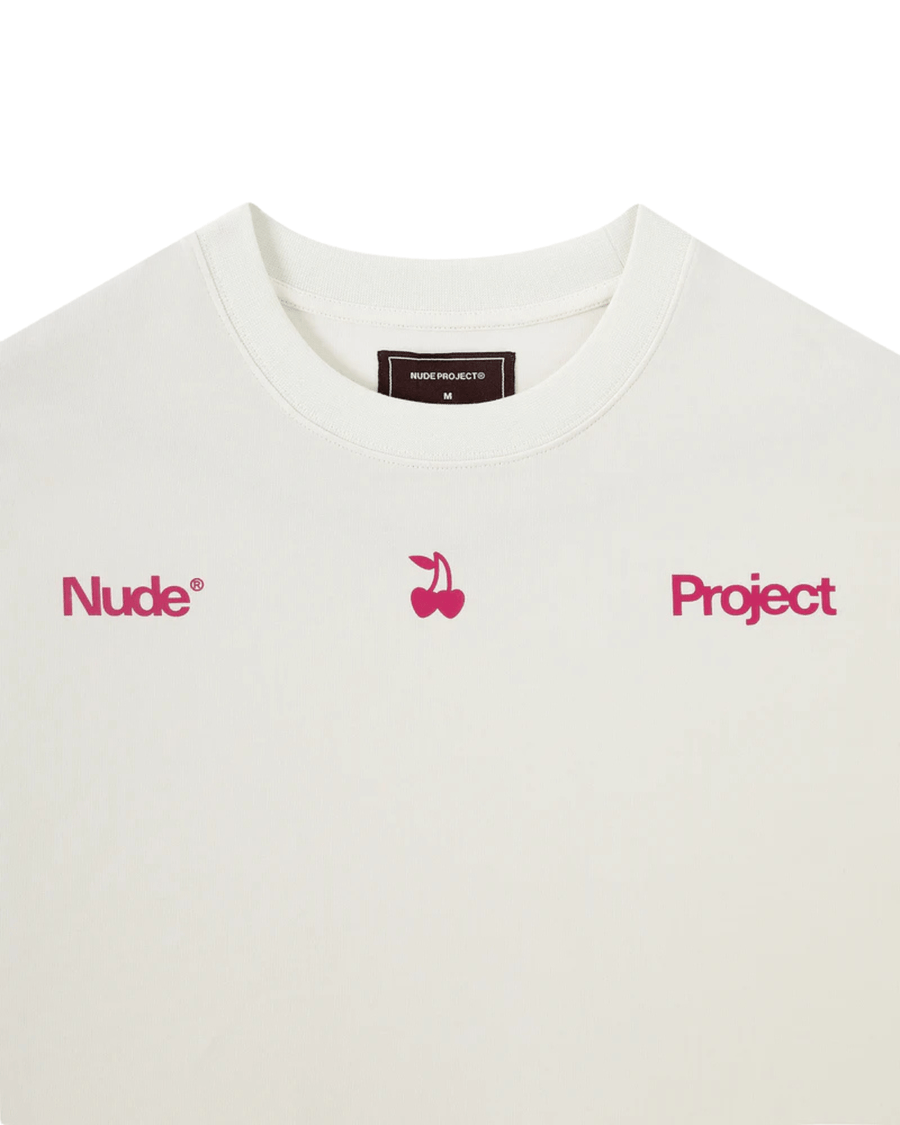 Camiseta Nude Project Motto Tee Beige Off White - Nude Project - NDP009 - 1