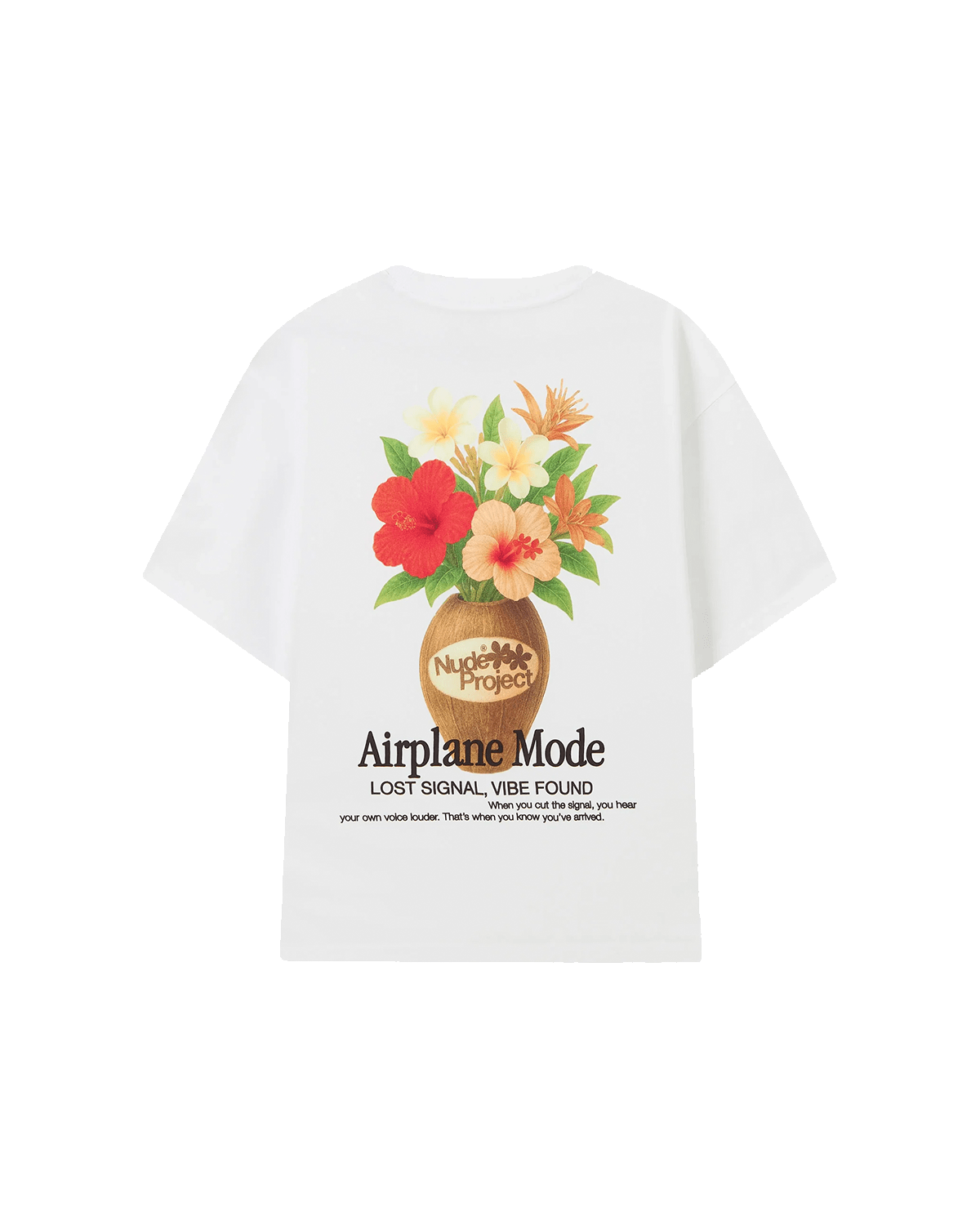 Camiseta Nude Project OOO White Branco