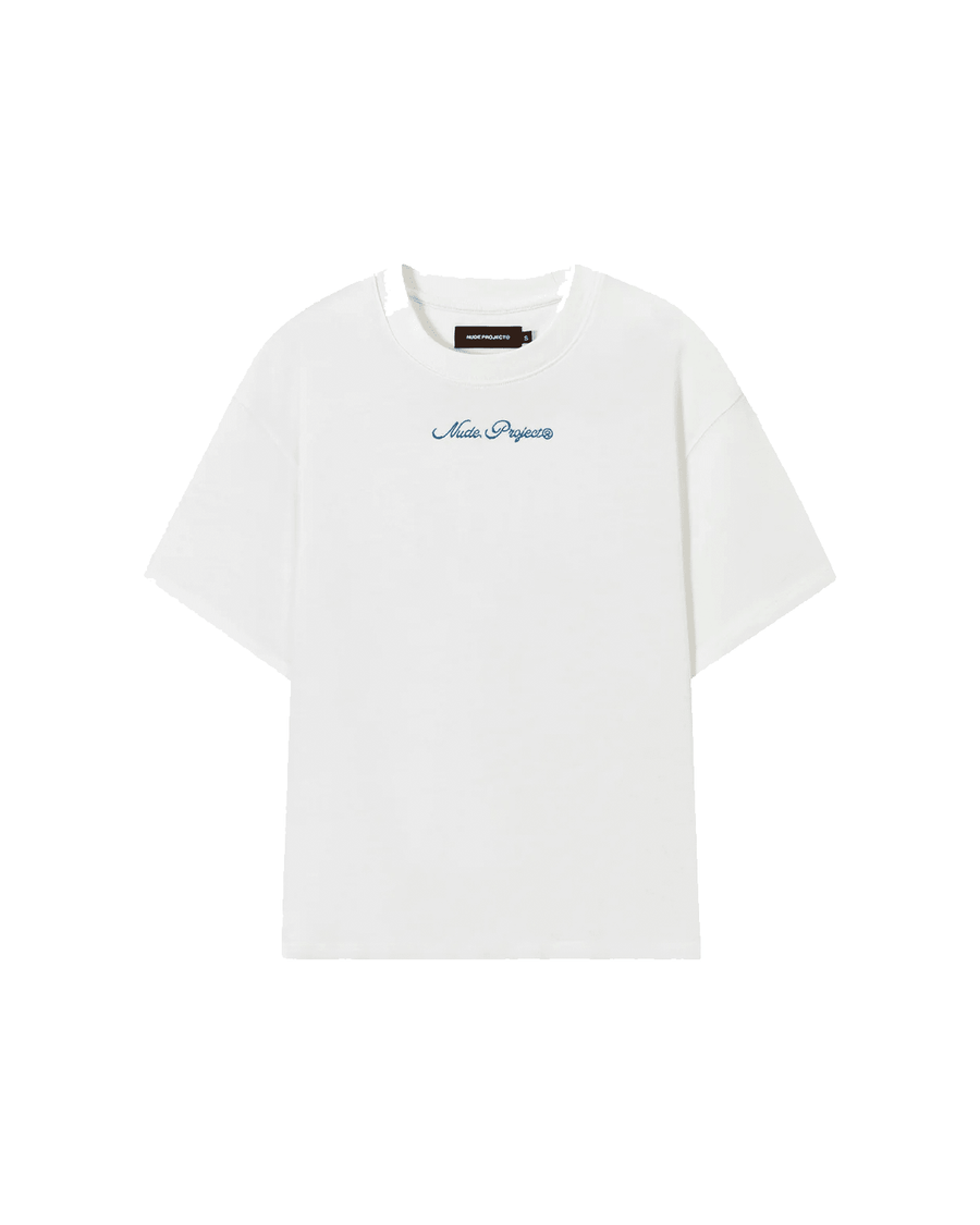Camiseta Nude Project Peach White Branco