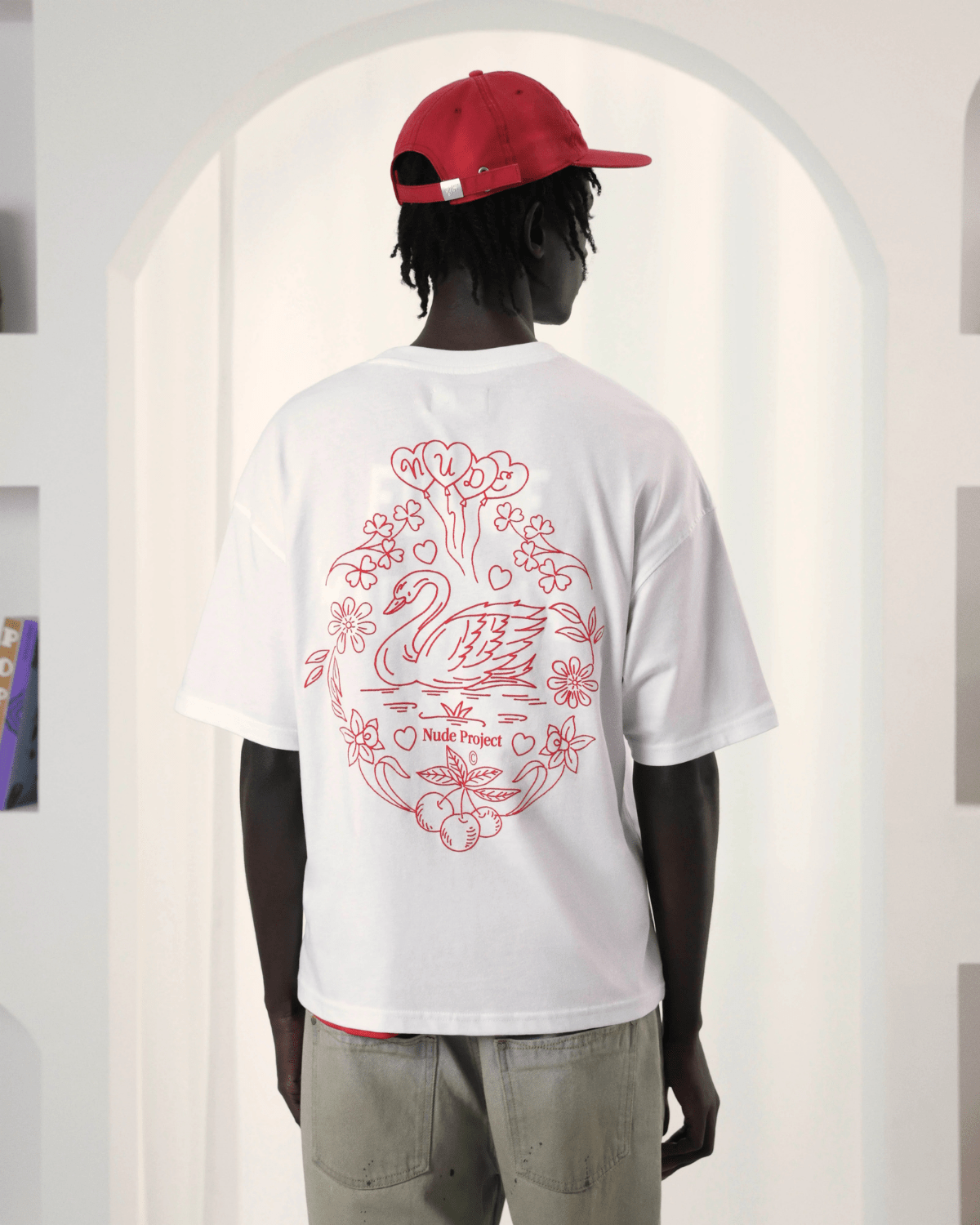 Camiseta Nude Project Swan Garden - Nude Project - NP17 - 2