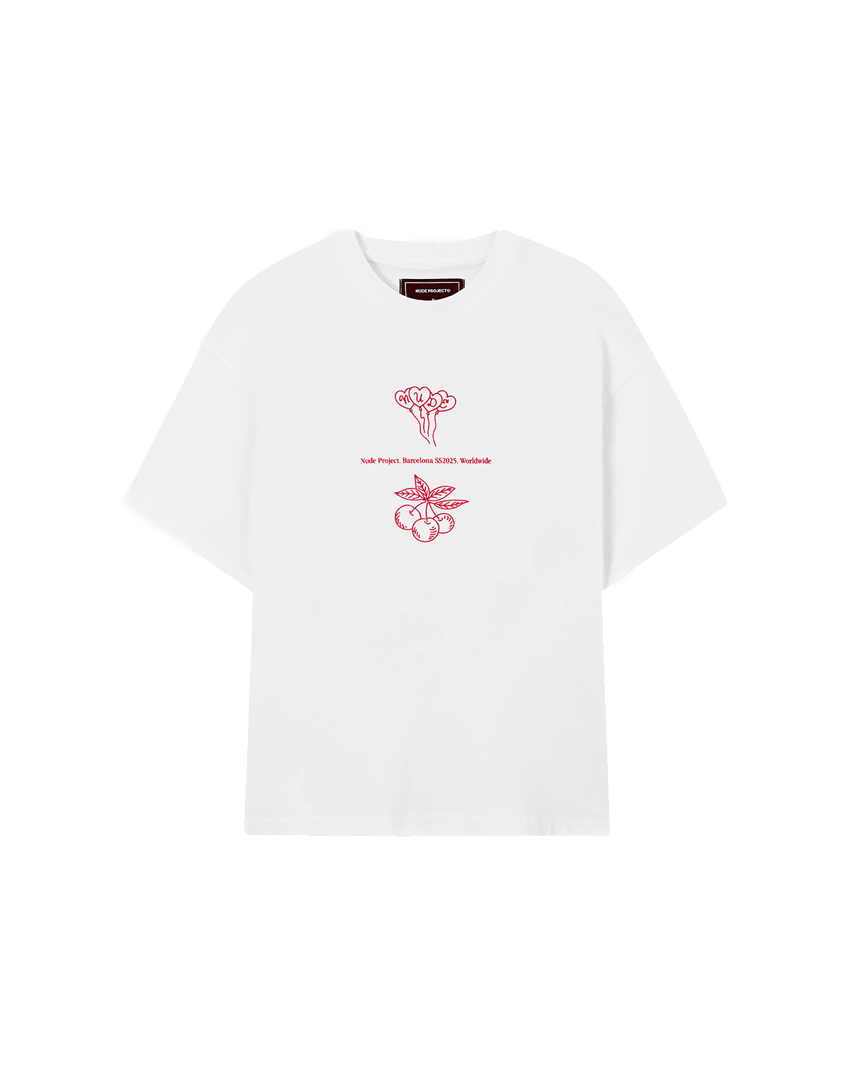 Camiseta Nude Project Swans Garden White | LK Sneakers