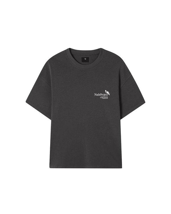 Camiseta Nude Project Tennis Ash Cinza — vista alternativa