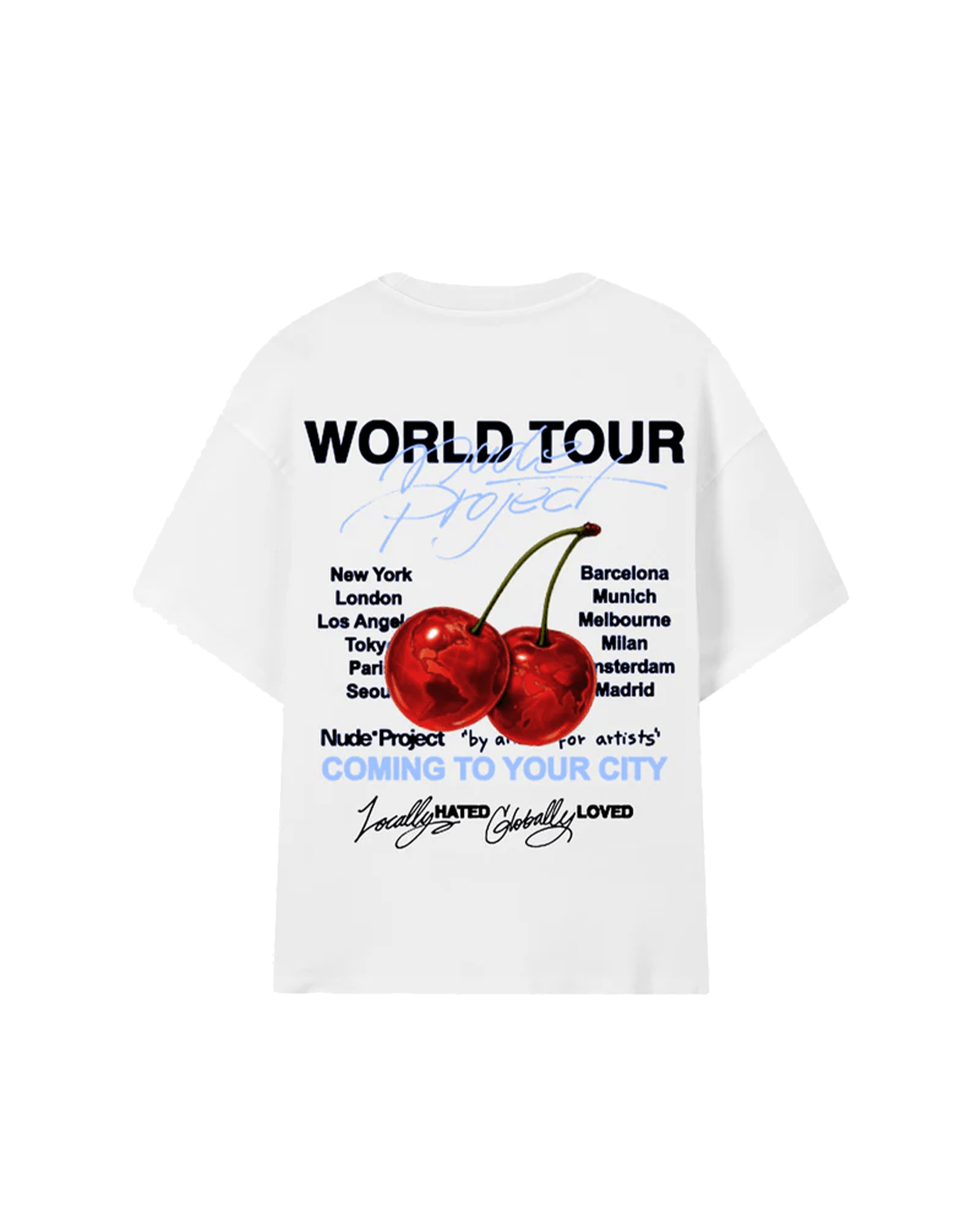 Camiseta Nude Project Tour Branco - Nude Project - 
