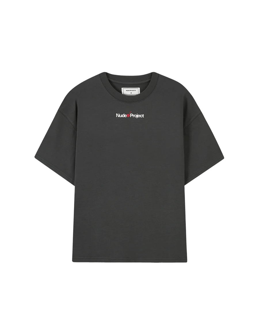 Vista traseira Camiseta Nude Project Xoxo Cinza