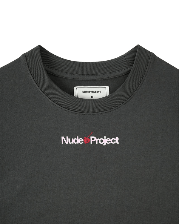 Camiseta Nude Project Xoxo Cinza