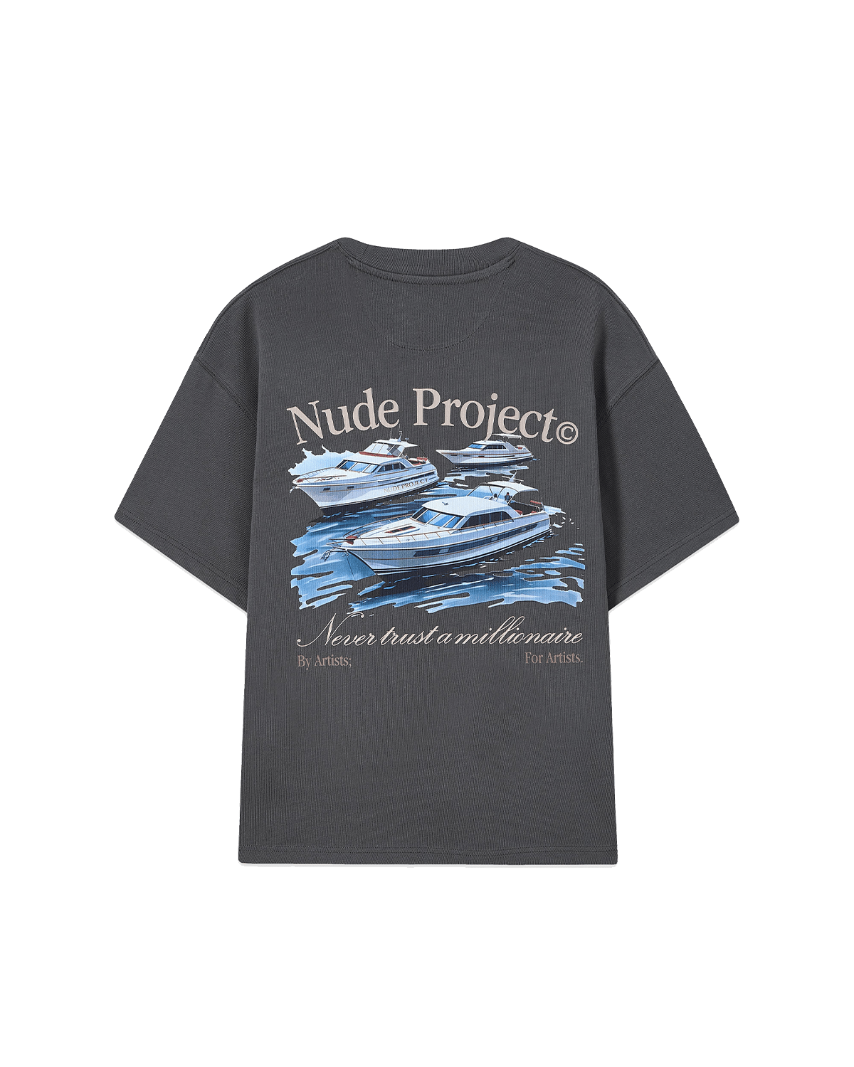 Camiseta Nude Project Yatch Club Cinza - Nude Project - 