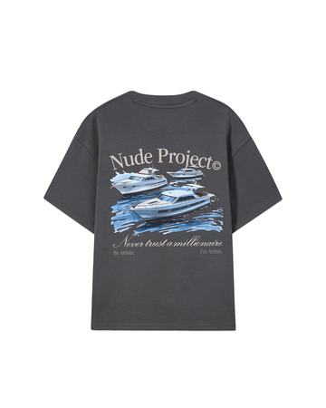 Camiseta Nude Project Yatch Club Cinza - Nude Project - 