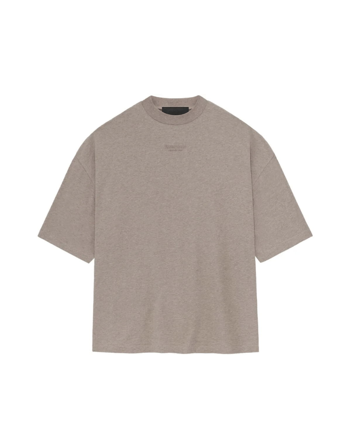 Camiseta Oversized Essentials Fear of God "Core Heather" Bege