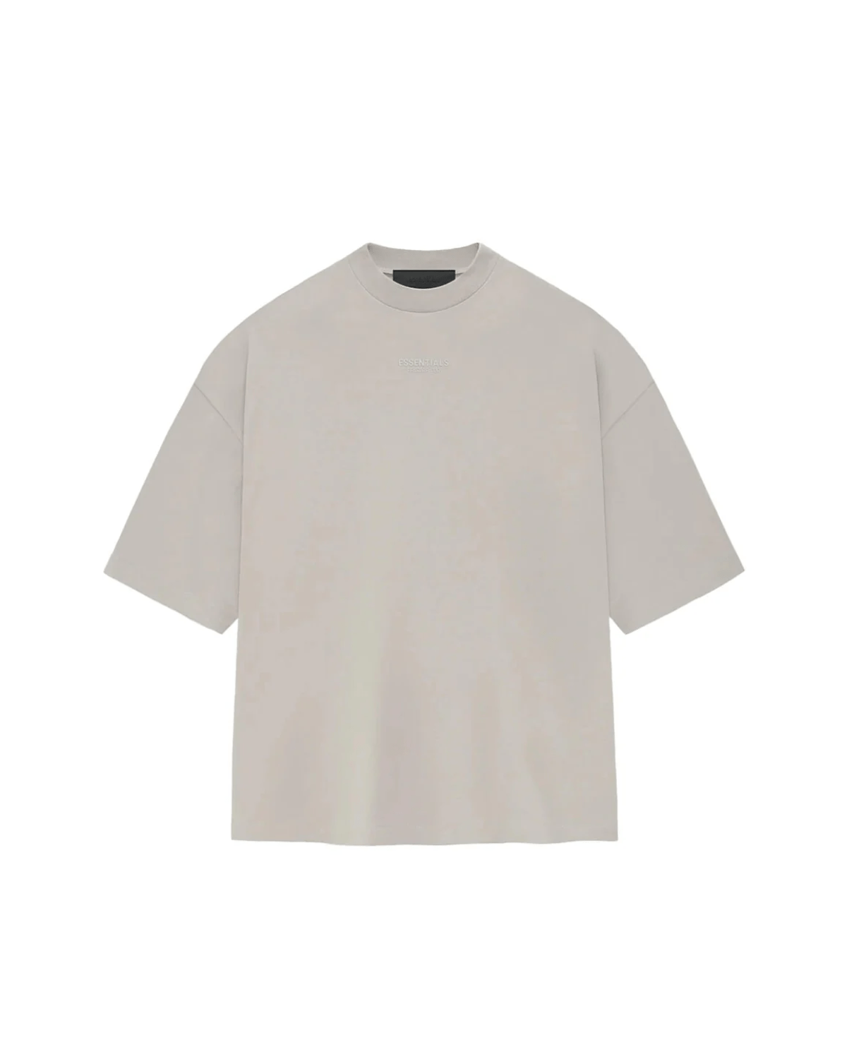 Camiseta Oversized Essentials Fear of God "Silver Cloud" Cinza - Camiseta - Essentials - 