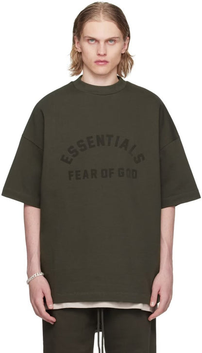 Camiseta Oversized Fear of God Essentials Ink Cinza - LK Sneakers - 241161M213046 - 1