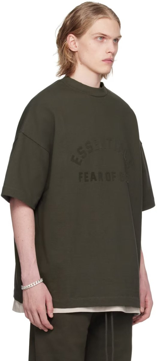 Camiseta Oversized Fear of God Essentials Ink Cinza - LK Sneakers - 241161M213046 - 1