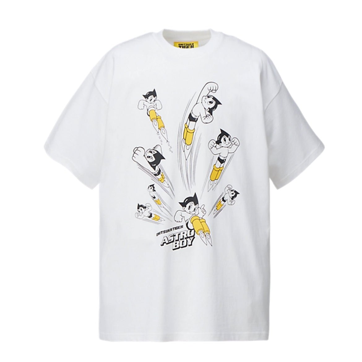 Camiseta Oversized Onitsuka Tiger x Astroboy Graphic Branco