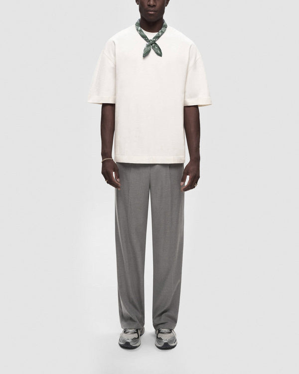 Camiseta Oversized Saint Studio Suedine Supima Off White