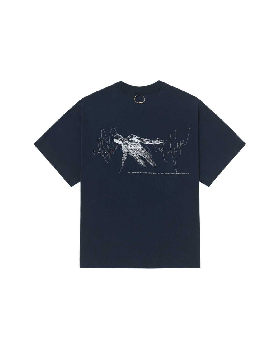 Camiseta Pace Sketch Yourself Navy Blue Azul - Pace - 