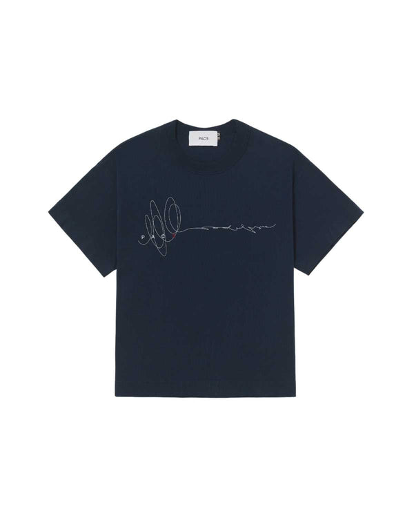 Camiseta Pace Sketch Yourself Navy Blue Azul - Pace - 
