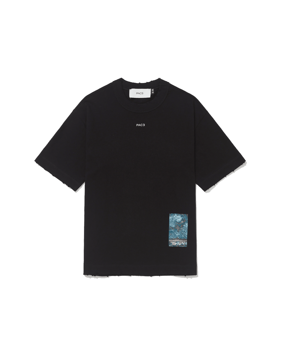 Camiseta Pace Tsuho Regular Stone Washed Black Preto