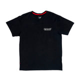 Vista lateral Camiseta Regular Dane-se Arara do Cerrado Preto