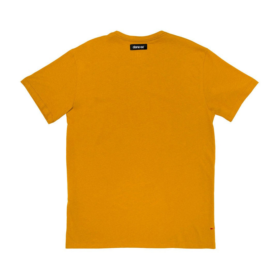 Vista lateral Camiseta Regular Dane-se Savannah Cerrado Amarelo