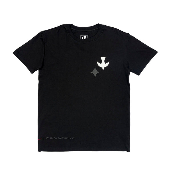 Camiseta Regular Dane-se x Athos Bulcão Igrejinha Preto