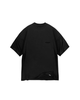 Camiseta Represent Clo Owners Club Flocked Preto, modelo básico em preto com design minimalista.