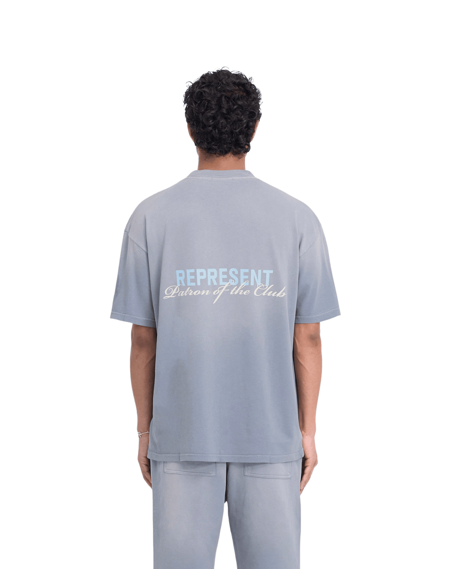 Vista superior Camiseta Represent Clo Patron Of The Club Washed Grey Cinza