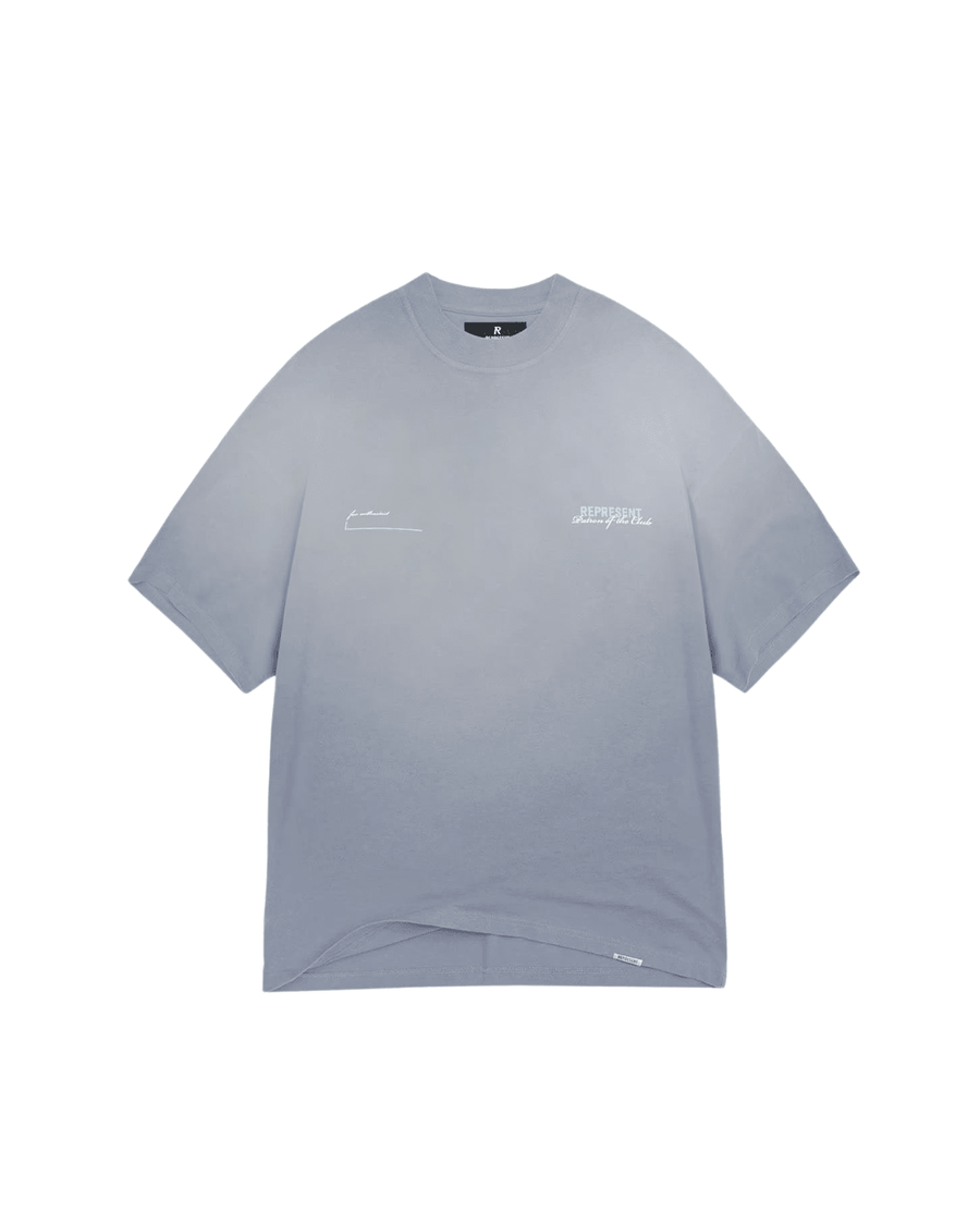 Vista lateral Camiseta Represent Clo Patron Of The Club Washed Grey Cinza