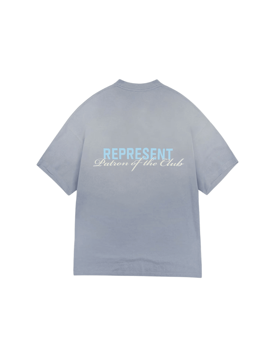 Camiseta Represent Clo Patron Of The Club Washed Grey Cinza em cinza original na LK Sneakers