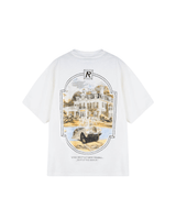 Camiseta Represent Clo Revere Manor Aged White Branco em branco original na LK Sneakers