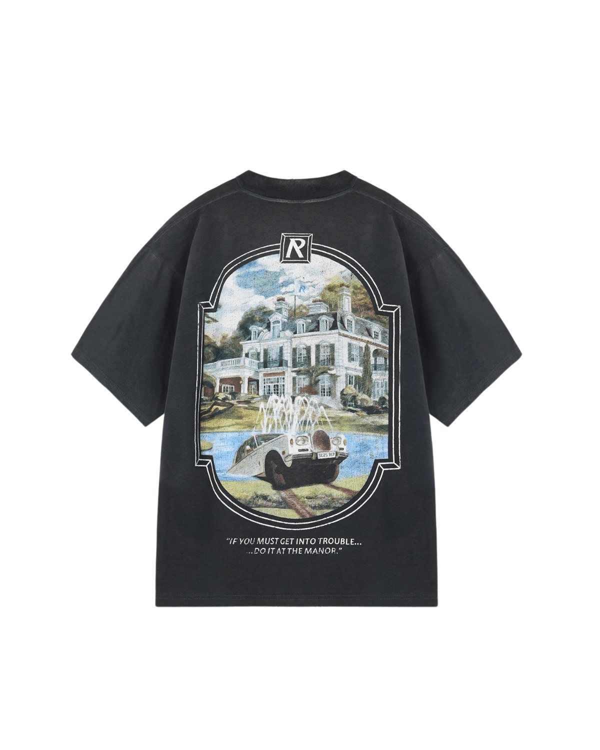 Camiseta Represent Clo Revere Manor Stained Black Preto