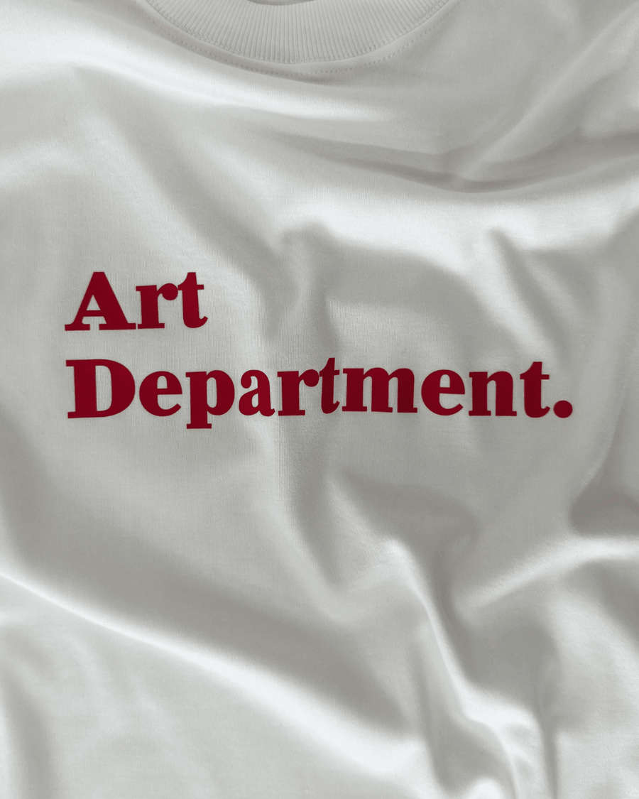 Camiseta Saint Studio Boxy Art Department Branco