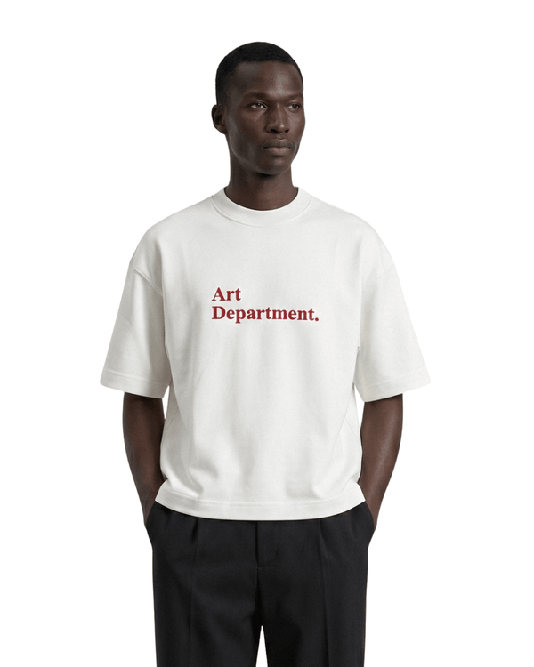 Camiseta Saint Studio Boxy Art Department Branco