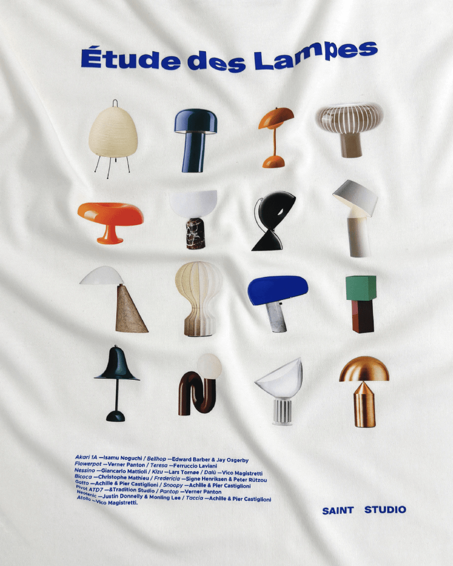 Camiseta Saint Studio Boxy Lampes Branco