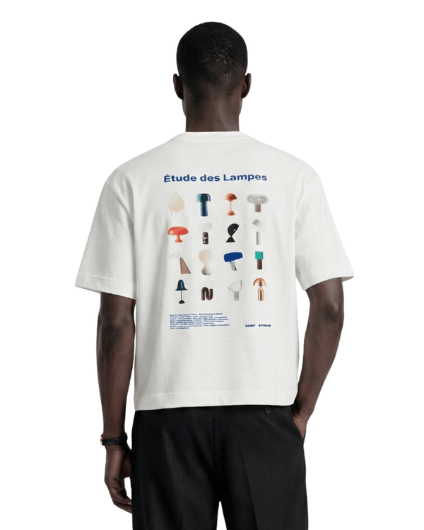 Camiseta Saint Studio Boxy Lampes Branco