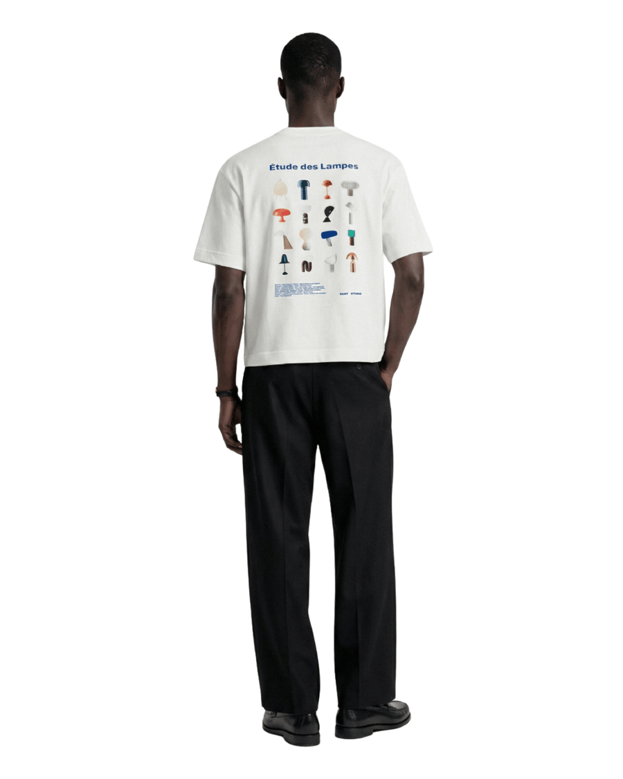 Camiseta Saint Studio Boxy Lampes Branco