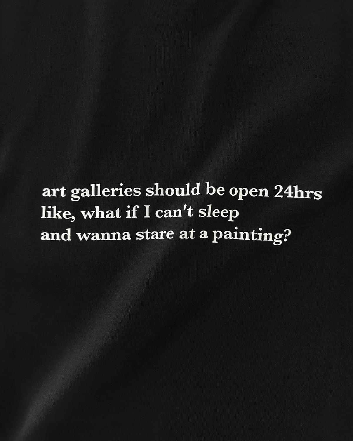 Camiseta Saint Studio Boxy SUPIMA Art Galleries Preta - Saint Studio - 